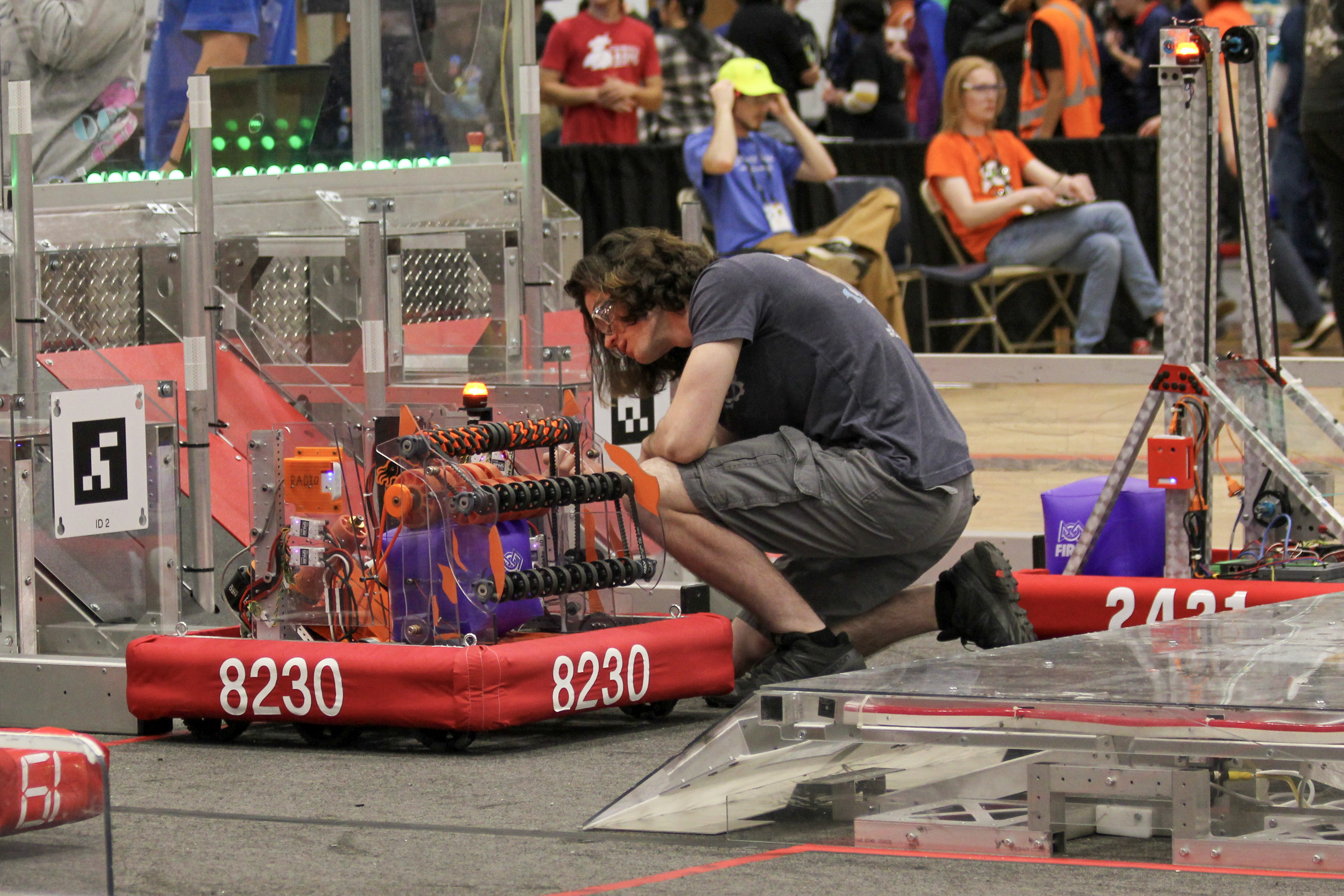 Inspecting the robot