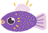 Grey Fish Left